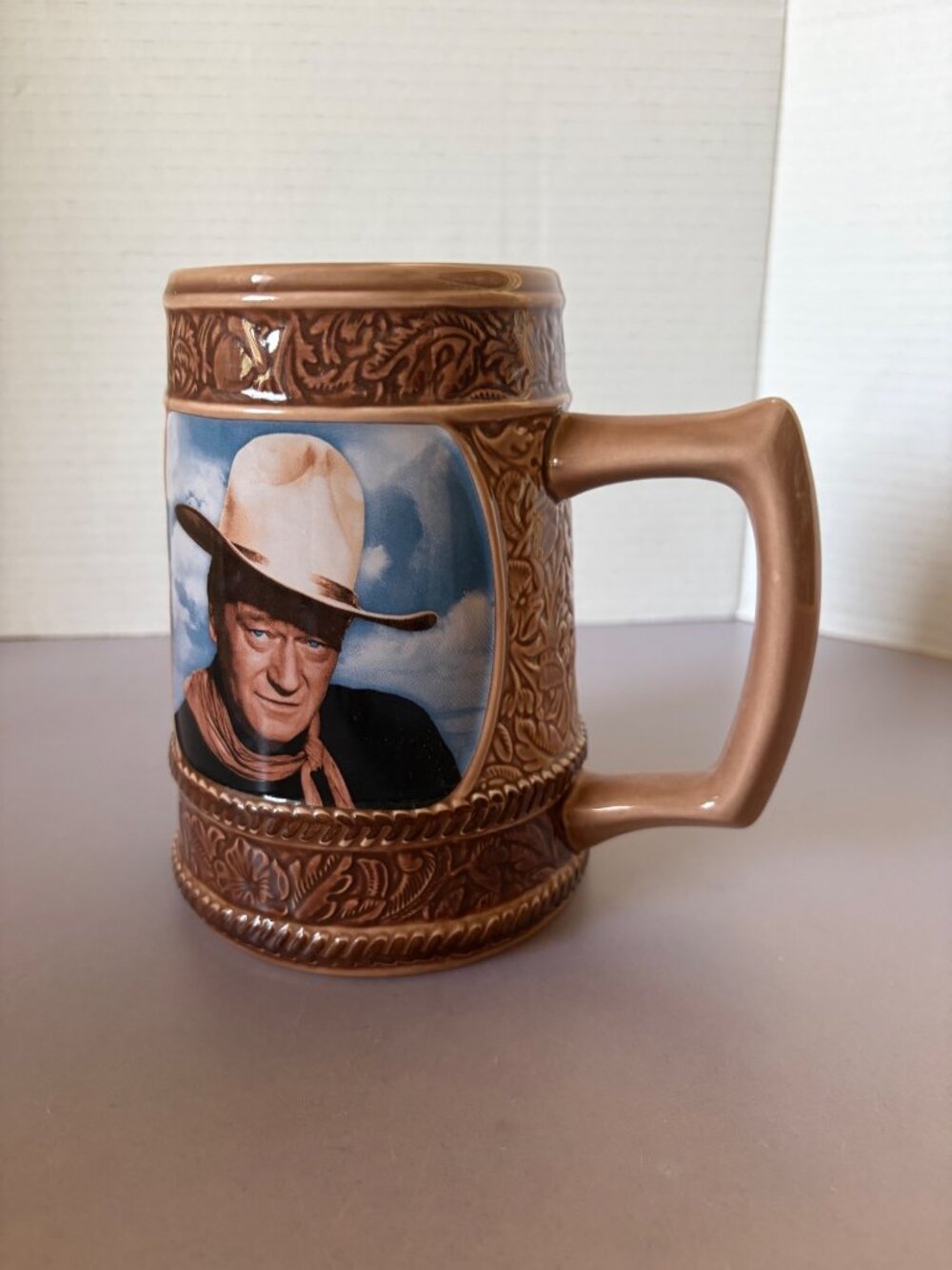 John Wayne "The Duke" Ceramic Stein Mug